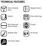 VMC Tropic Needle Point 6X-Strong Treble 7560 TI 100pcs - Image 3