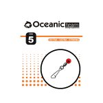 Oceanic Team Στριφτάρι Σταυρός Crossline Rolling Swivel With Glow Beads - Image 32