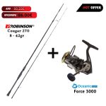 Combo Spinning Robinson Cougar Zander Jig 270 / 8 - 42gr + Oceanic Team Force 3000 - Image 4