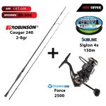 Combo LRF Robinson Cougar 240 2-8 + Oceanic Team Force 2500 + Sunline Siglon 150m 4x - Image 2