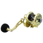 NEXT HD Overhead Jigging Reel Lever Drag - Gold / Gunsmoke