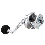 NEXT HD Overhead Jigging Reel Lever Drag - Silver / Gunsmoke