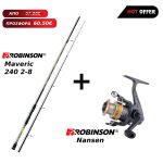 Combo LRF Oceanic Team Legacy AJ/80H – 2.43m / 3-15gr + Ryobi Virtus 2000 - Image 2