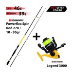 Combo Spinning Robinson Powerflex Spin 270 / 10 - 30 gr + Sensei Legend 3000 - Image 3