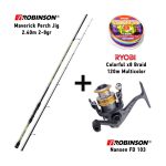 Combo LRF Oceanic Team Legacy AJ/80H – 2.43m / 3-15gr + Ryobi Virtus 2000 - Image 4